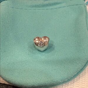 Pandora 925 Sterling charm with clear CZ